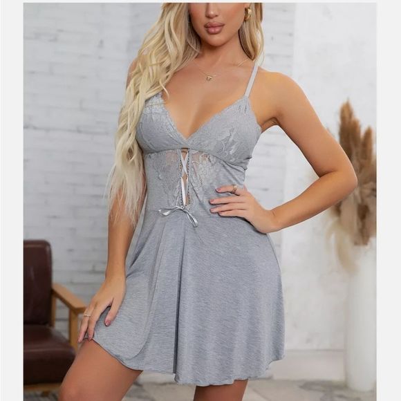 Women Sexy Lingerie Lace Nightwear Underwear Ladies Dress Babydoll Sleepwear - Picture 5 of 7